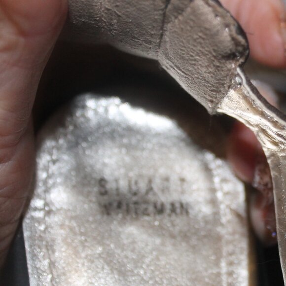 Gorgeous Rhinestone Crystal Flat Gladiator Sandals Sz 4 - Picture 6 of 7